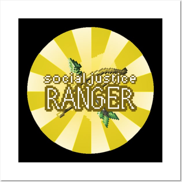 Social Justice Ranger Wall Art by Optimysticals